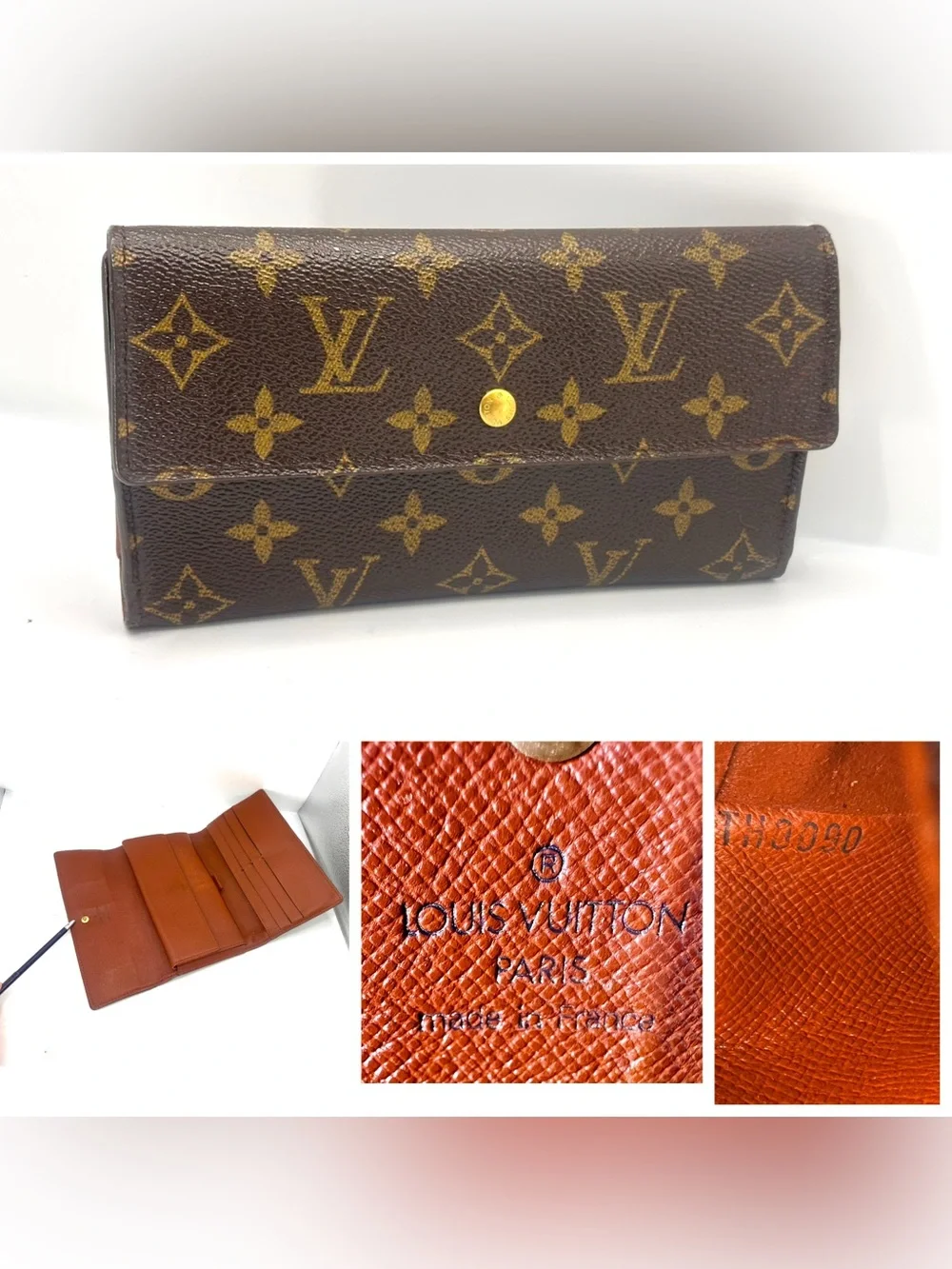Louis Vuitton Brown Monogram Canvas Continental Wallet